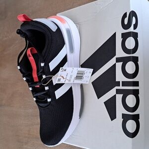 adidas Racer TR23 - Color: Black/White/Grey/Red - Size: Men 9.5